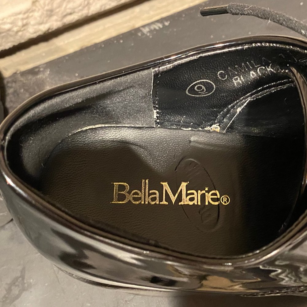 Bella Marie patent tie-up loafers - Picture 8 of 10